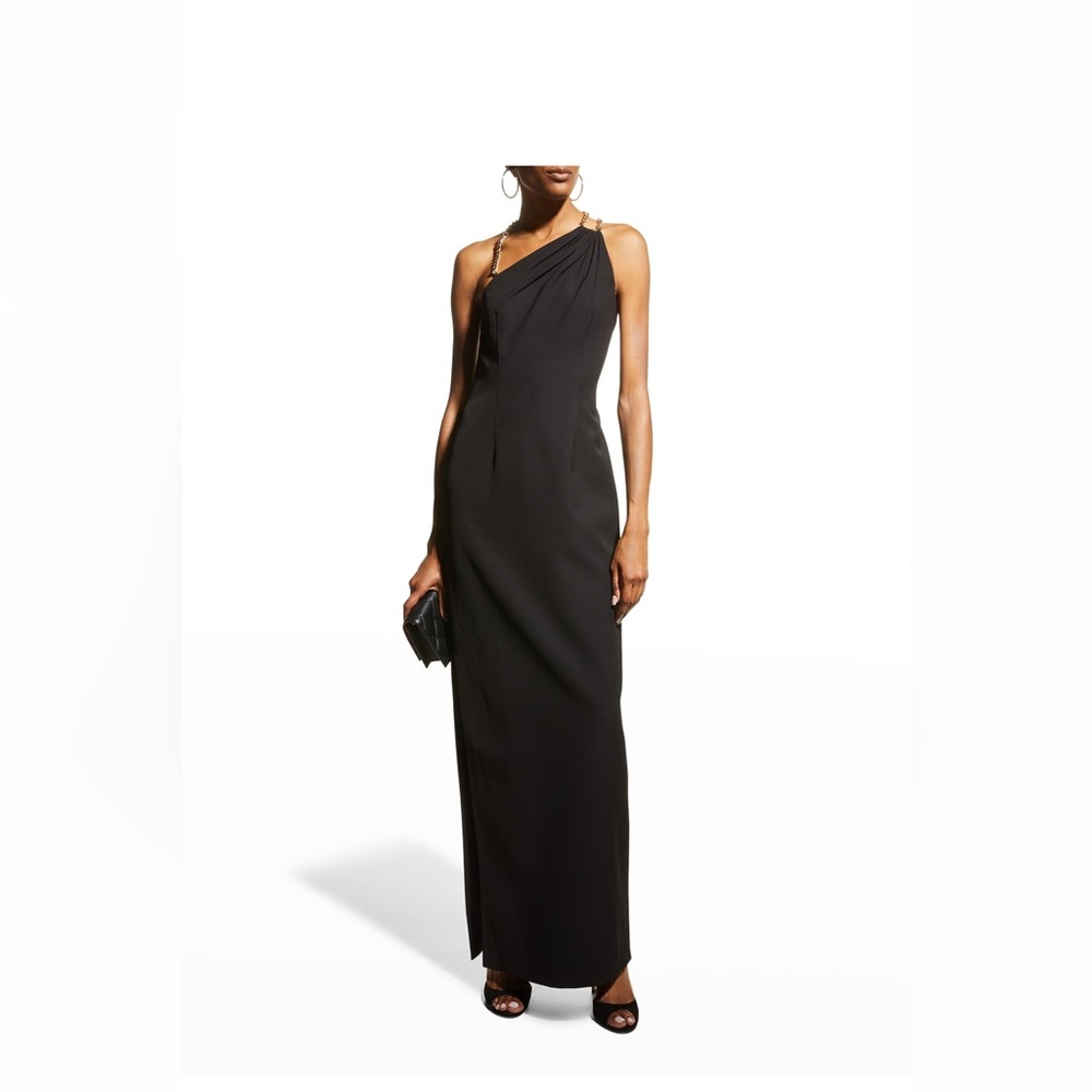 Aiden By Aiden Mattox Chain Strap Column Gown - image 1